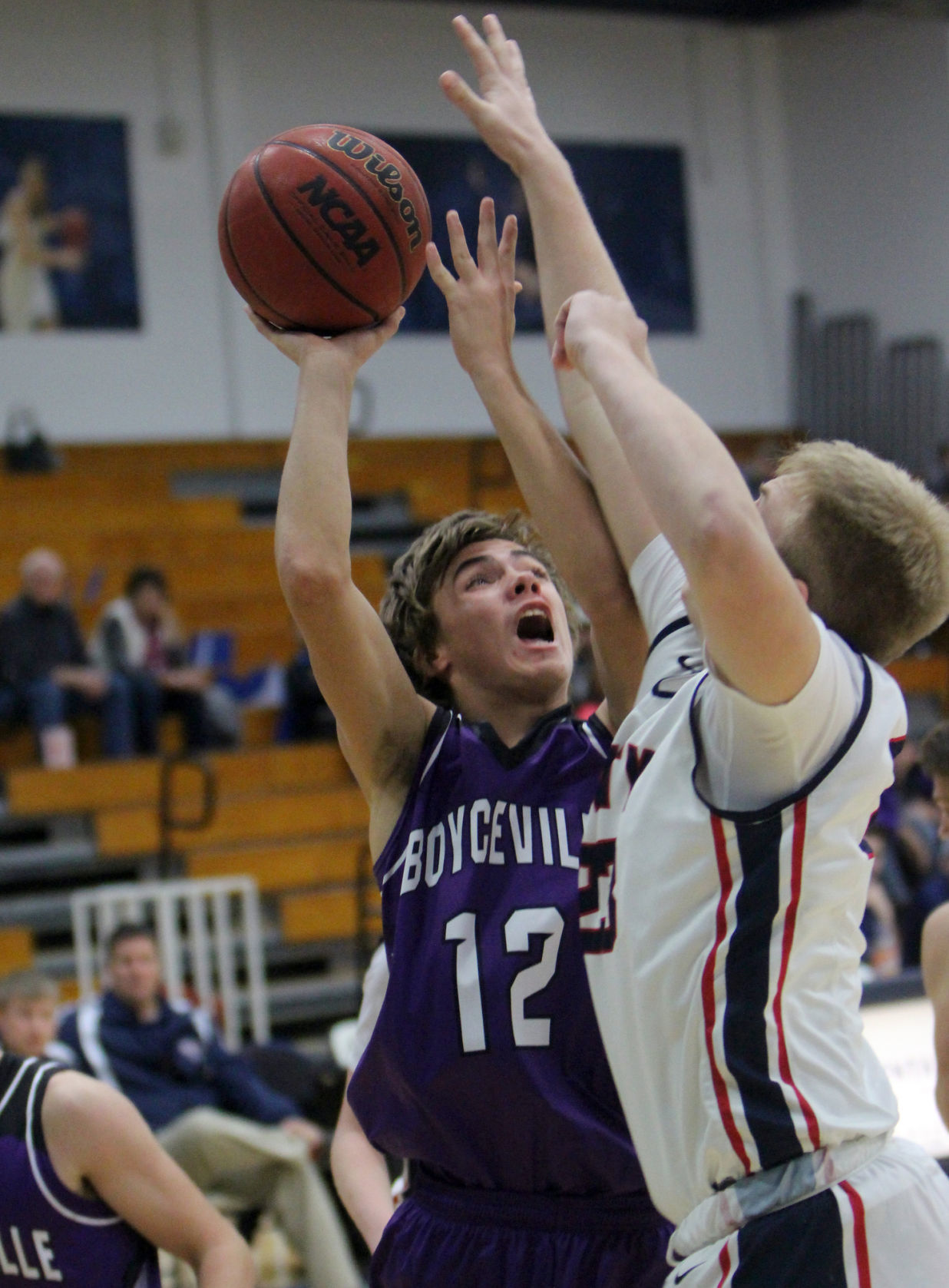 Boyceville boys basketball vs Unity at UW-Stout 12-1-18
